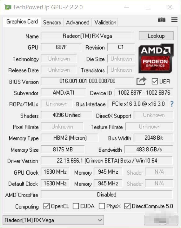AMD RX VEGA64Կô AMD RX VEGA64׷ϸ+ͼ